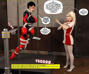 Manga yeni arkham için superheroines 5 all.., batgirl , harley quinn , sex toys , slave 