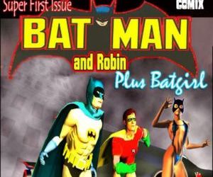  manga Batman and Robin 1, big cock , big boobs 