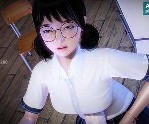  manga AndiGG 女子高校生の秘話 - part 3, schoolgirl uniform  glasses