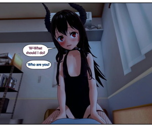  manga Little Succubus, demon girl 