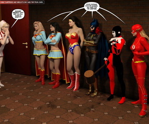 mangá dbcomix novo arkham para superheroines 7.., batgirl , harley quinn , uncensored , gloves 