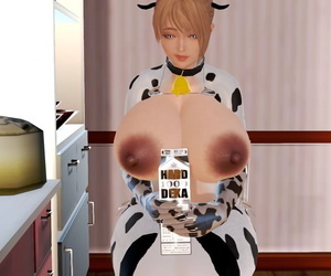  manga じゅりさん Turning into Cow.., collar , incest  breast-expansion