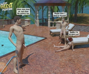 漫画 夏天 在 的 游泳池 一部分 3, uncensored , anal 